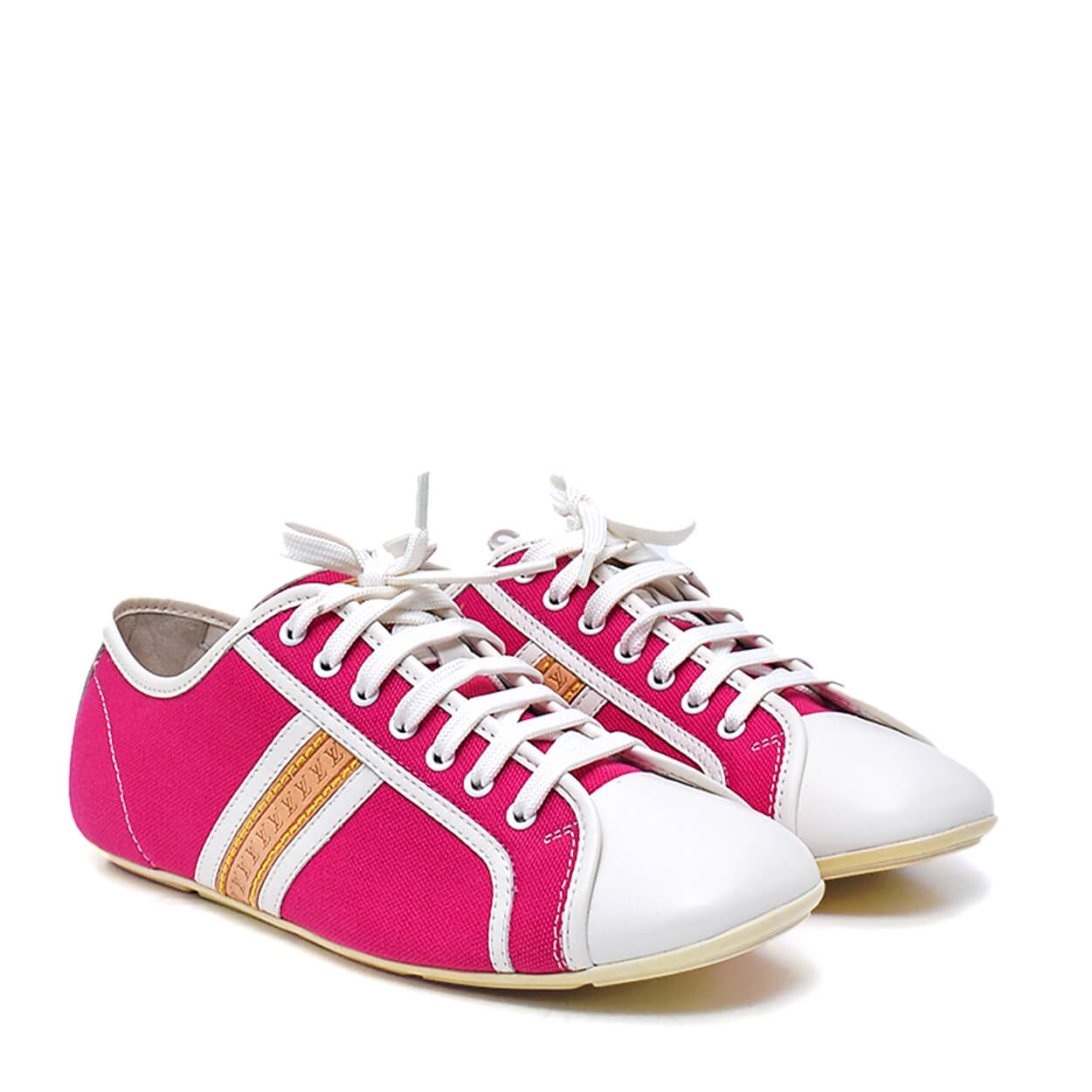 Louis Vuitton - Pink&White Canvas Vintage Sneakers